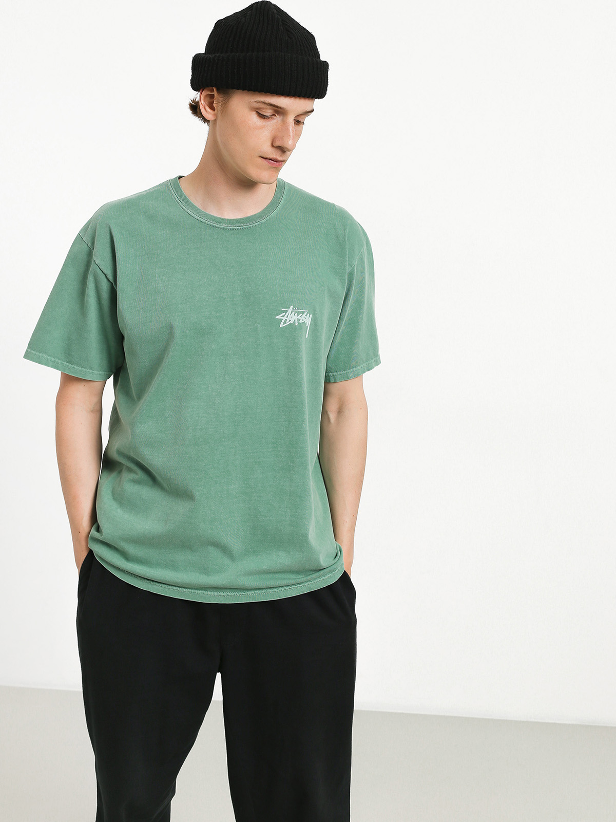 Stussy 8 Ball Pig Dyed T-shirt - green (sage)