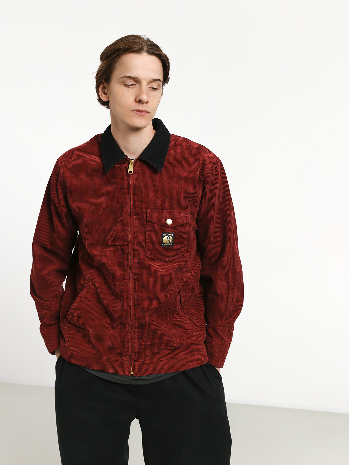 Carhartt WIP Pass Port Jacket - burgundy (burnt red)