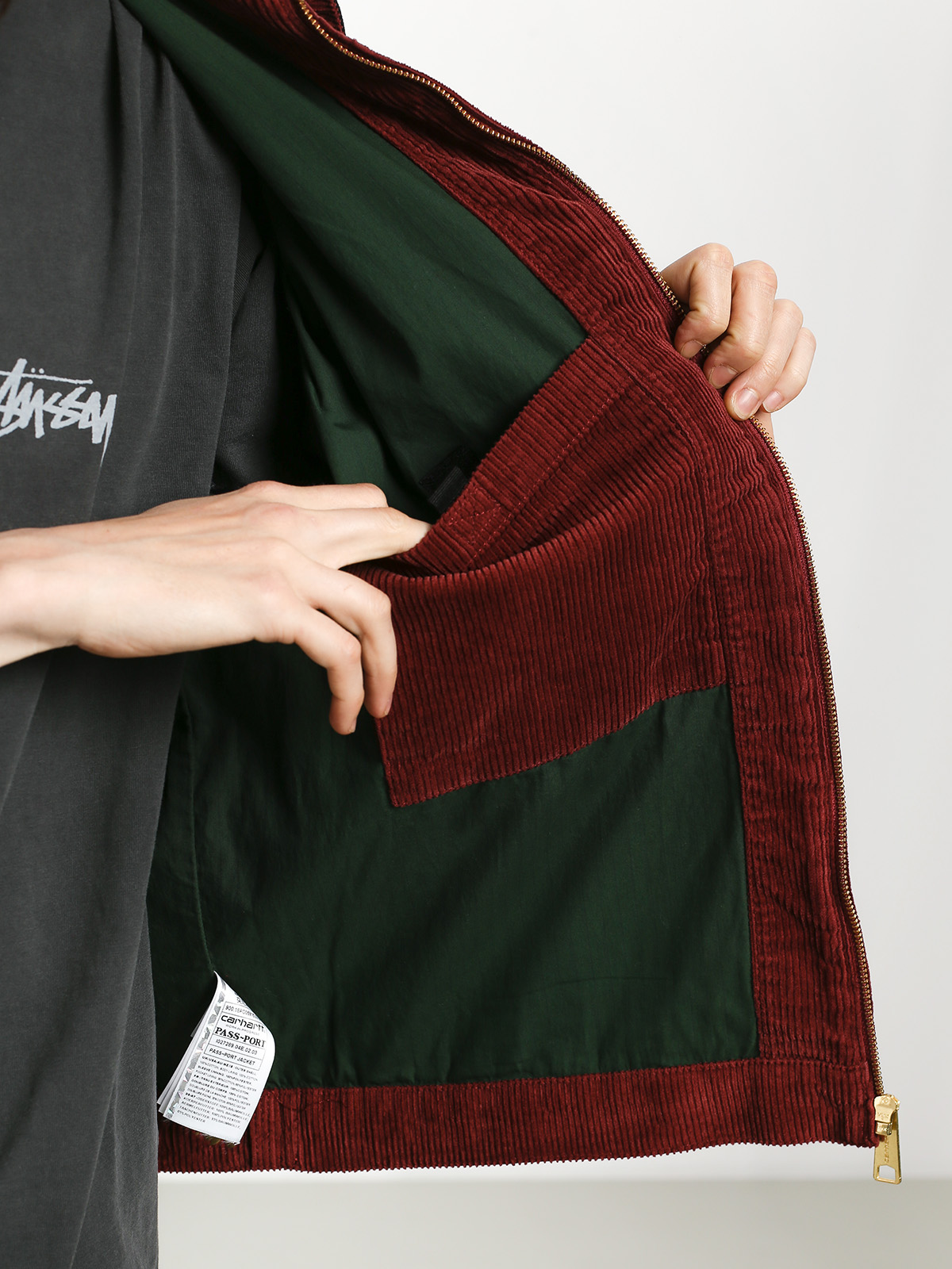 Carhartt WIP Pass Port Jacket (burnt red)