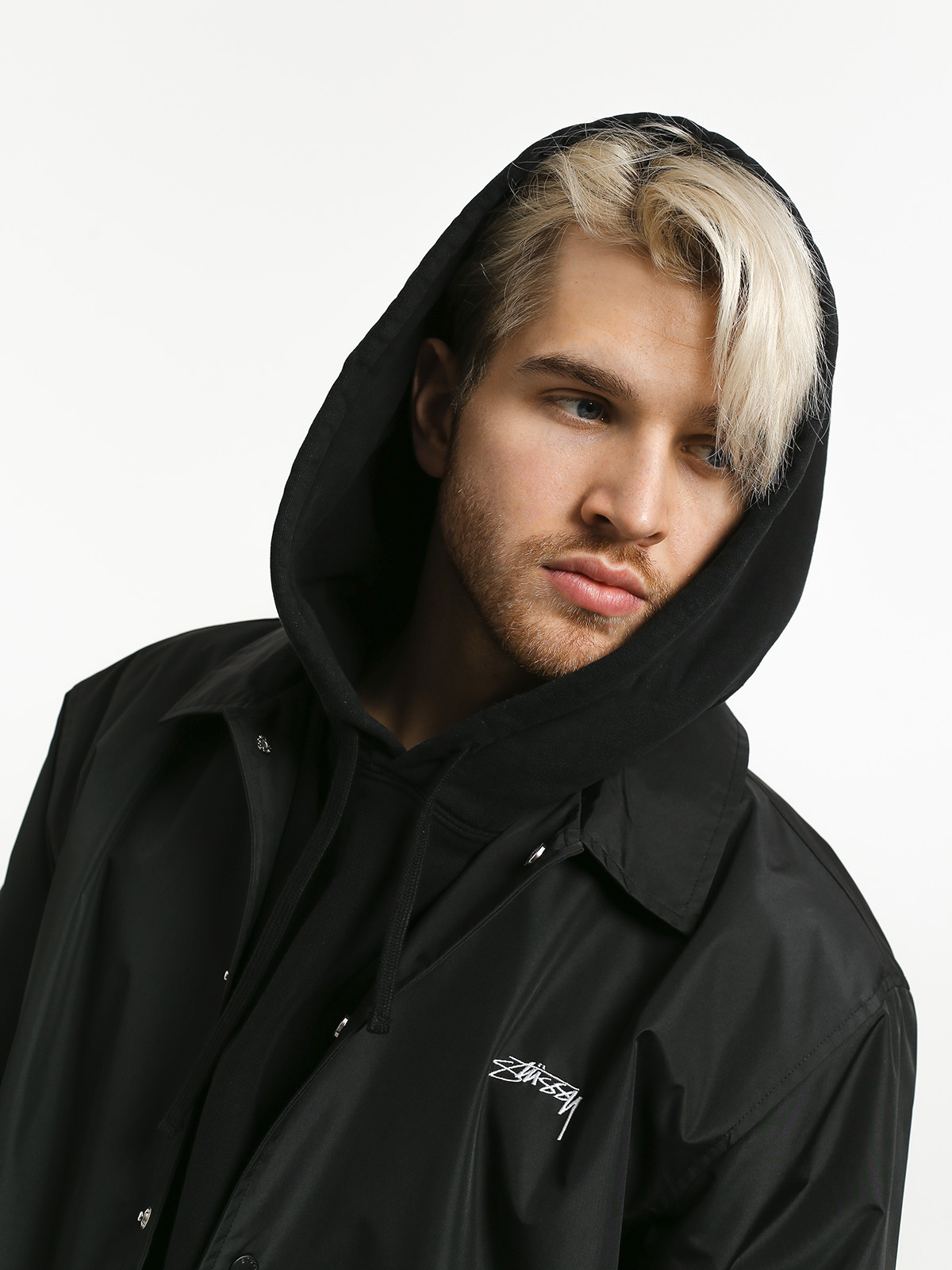 Stussy Cruize Coach Jacke (black)