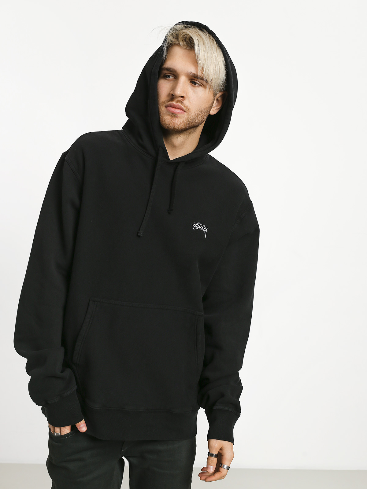 Stussy Stock Logo HD Hoodie (black)