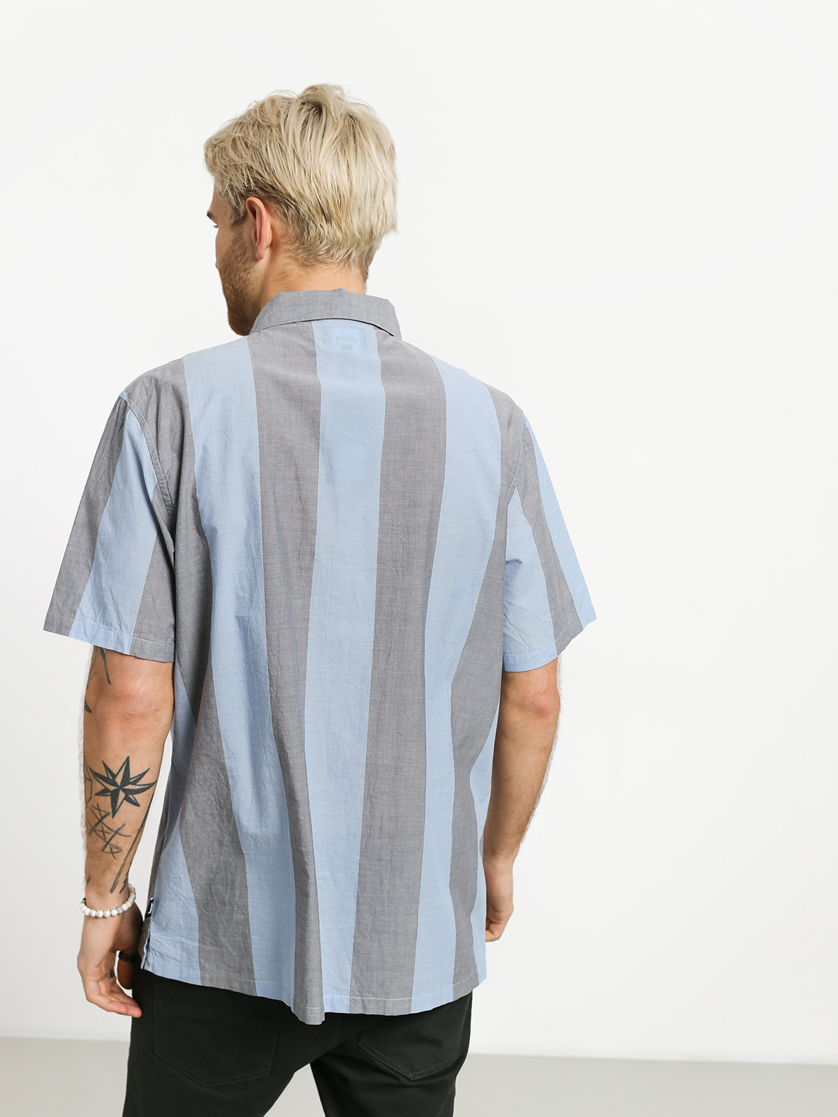 Stussy Bold Stripe Shirt (blue)