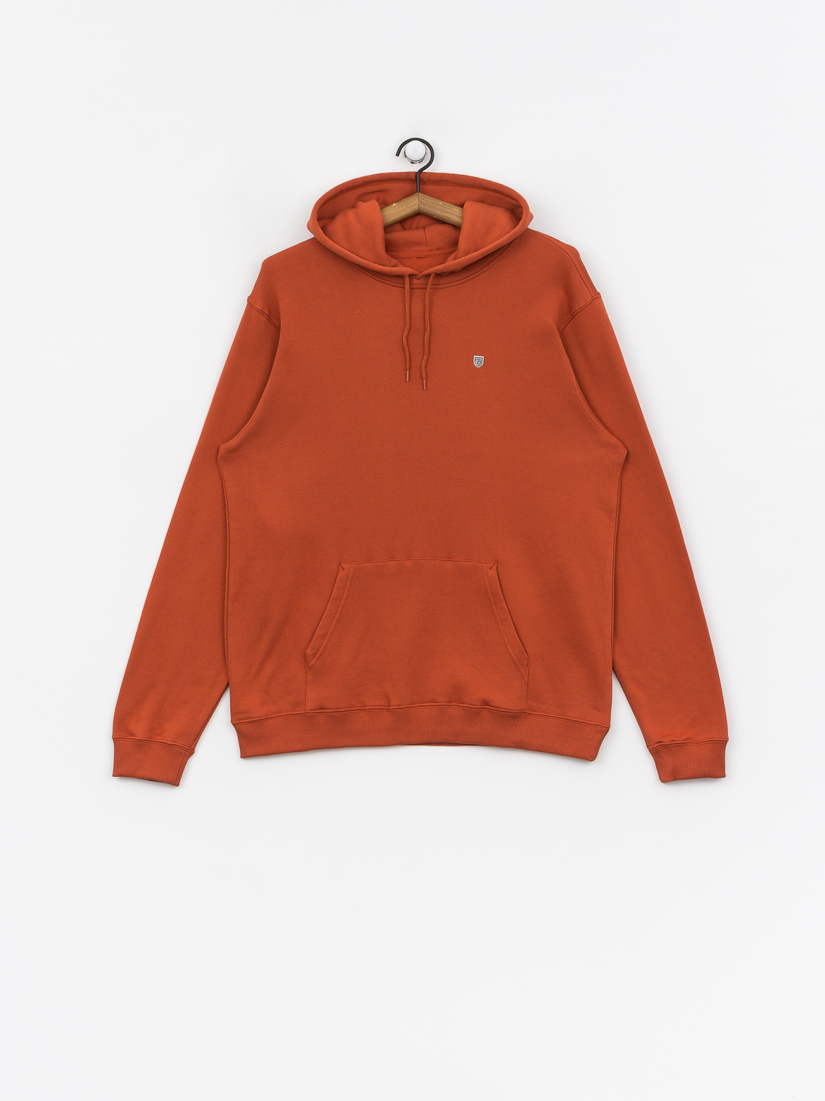 Brixton B Shield Intl HD Hoodie orange henna