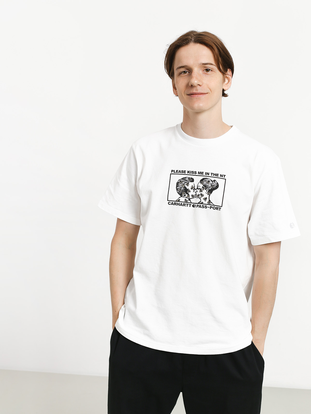 Carhartt WIP Good Bye X Pass Port T-shirt (pass port white)