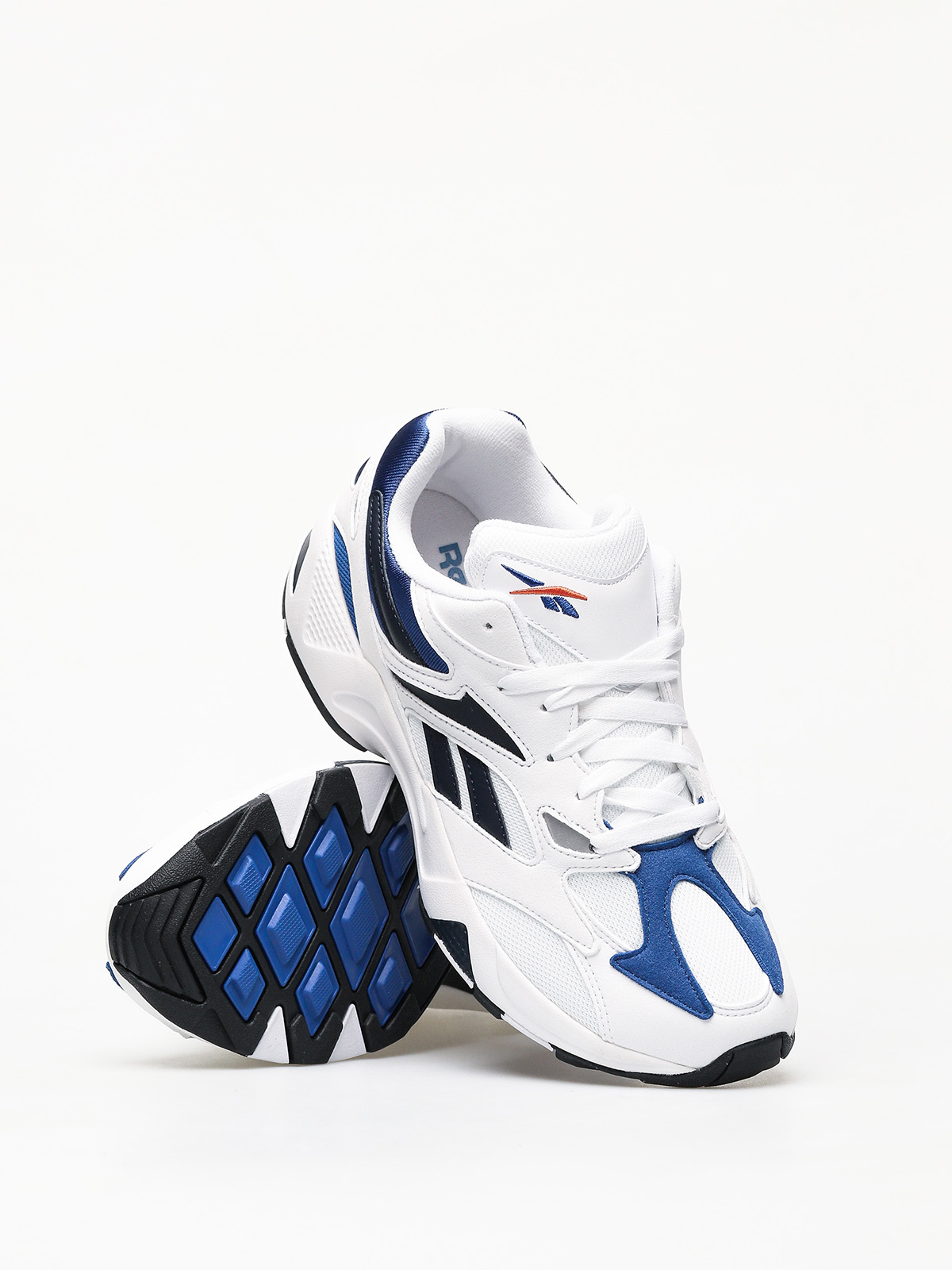 Reebok Aztrek 96 Schuhe (white/royal/fiery or)
