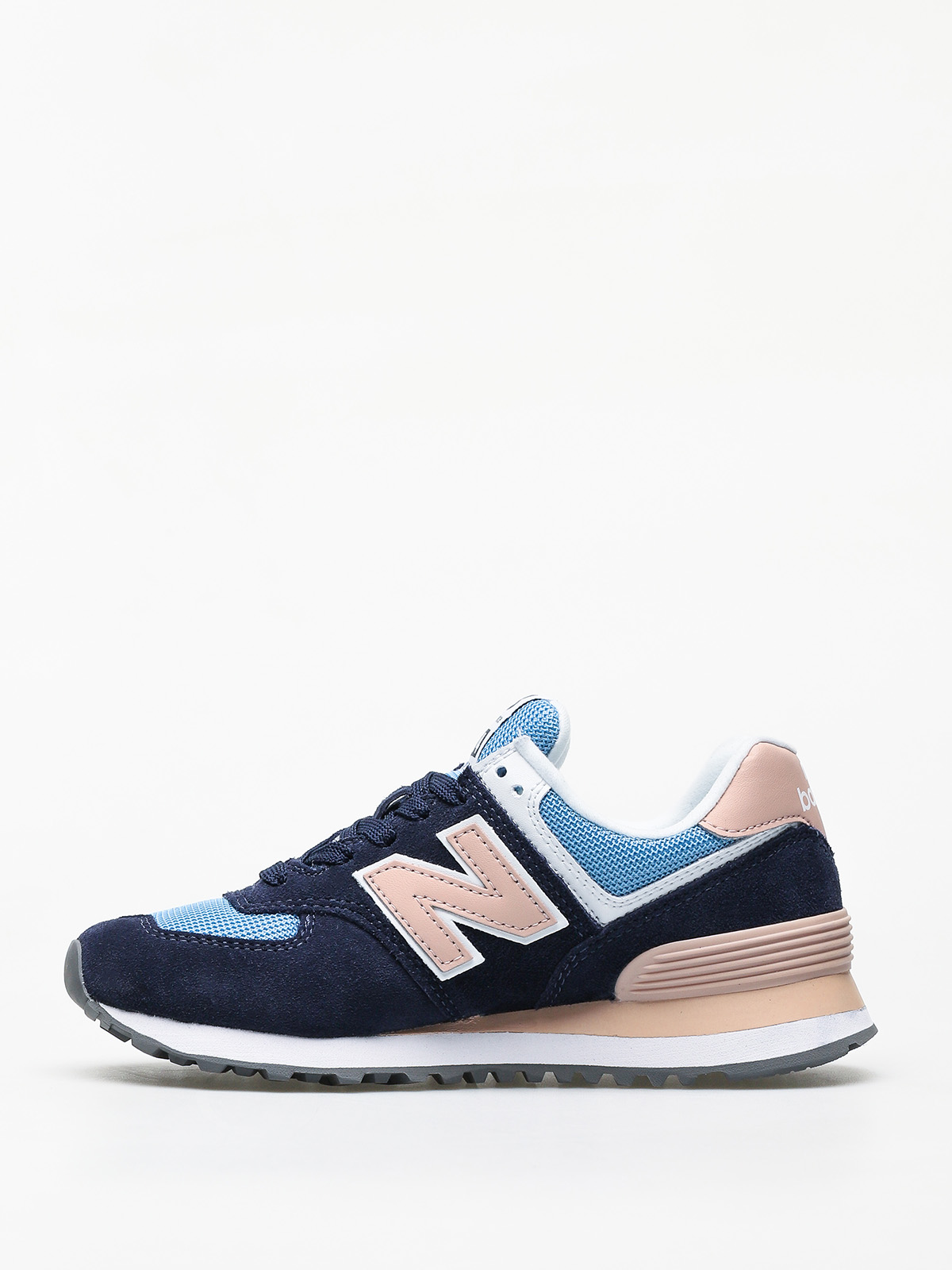 navy pink new balance 574