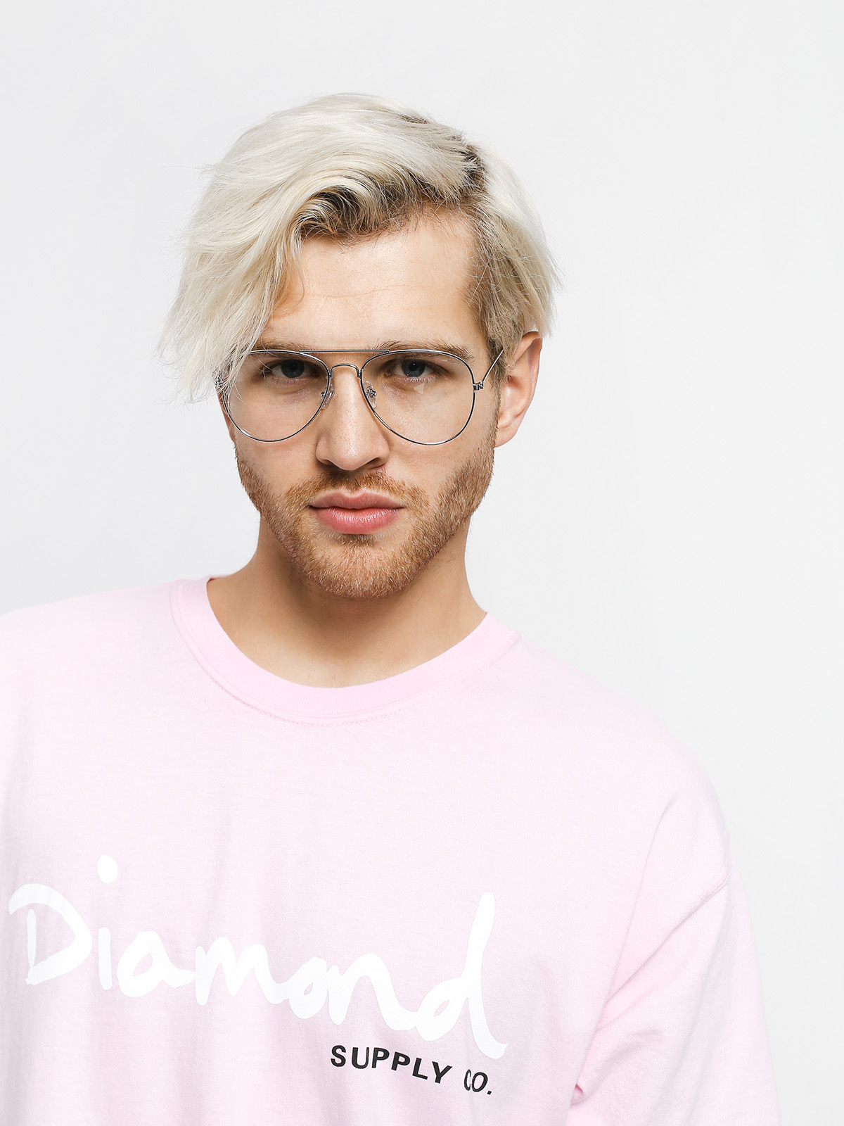 Diamond Supply Co. Og Script Overdye T-shirt (pink)