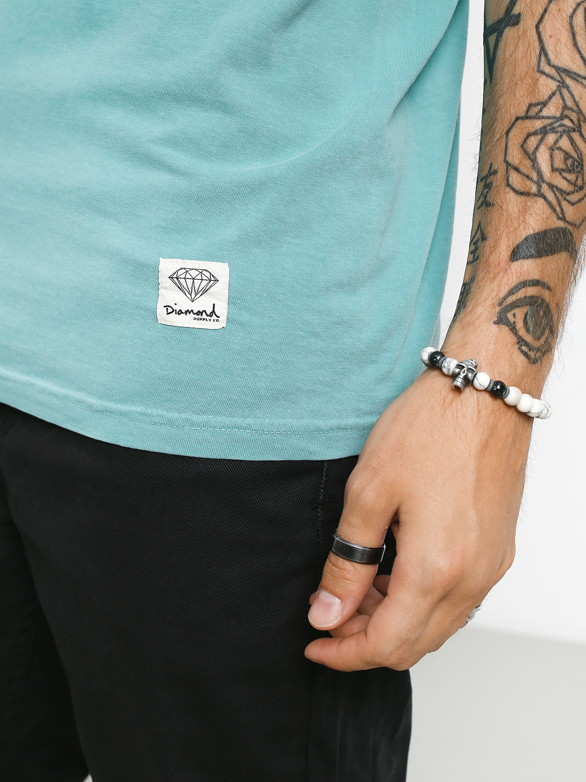 Diamond Supply Co. Og Script Overdye T-shirt (turquoise)