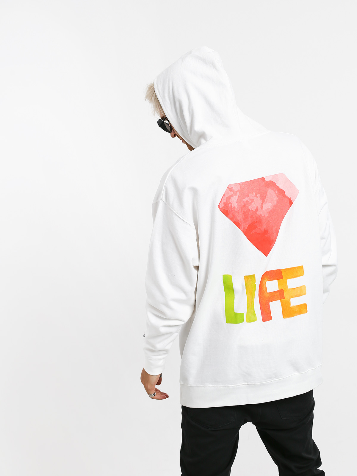 white diamond sweatshirt