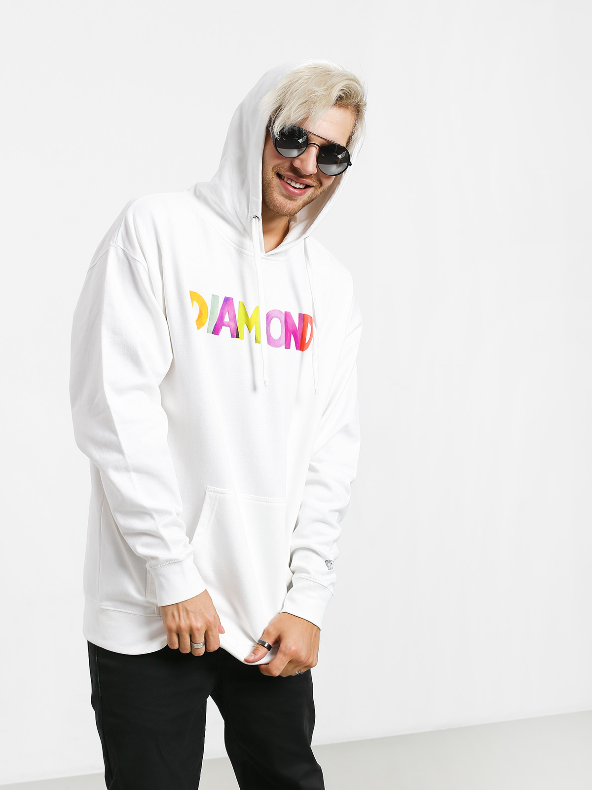 Diamond Supply Co. Watercolor Sweatshirt (white)