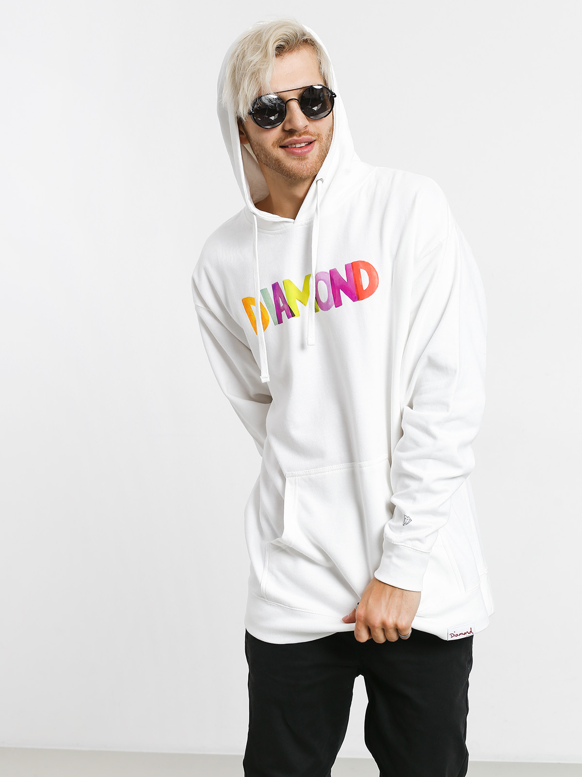 Diamond Supply Co. Watercolor Sweatshirt (white)
