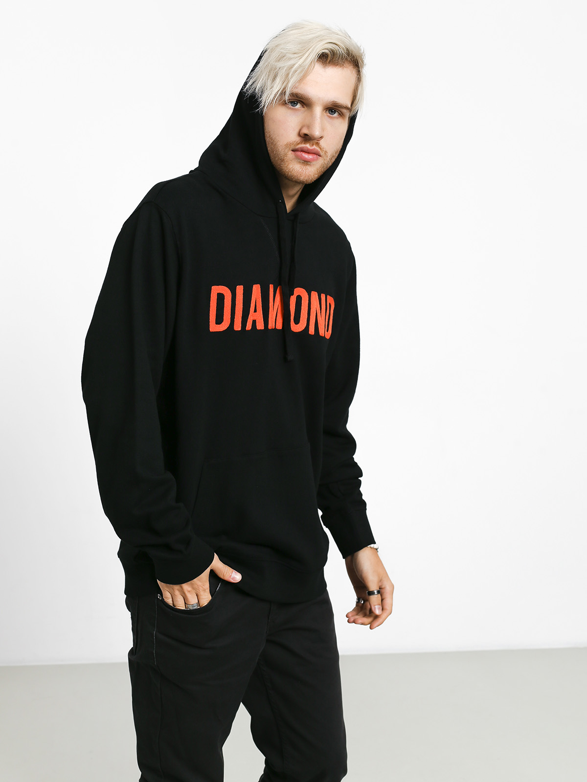 Diamond Supply Co Hoodie Diamond French Terry Black