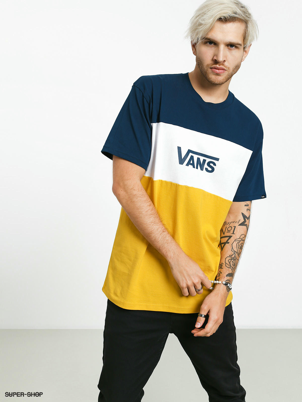 vans multicolor t shirt