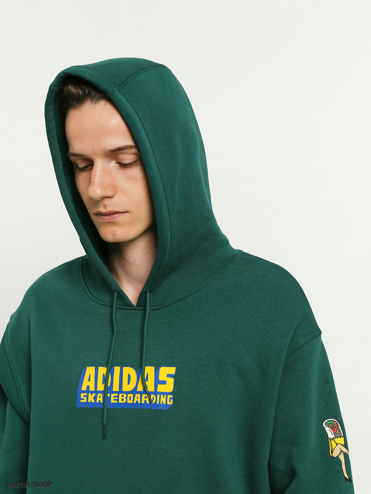 collegiate green adidas hoodie