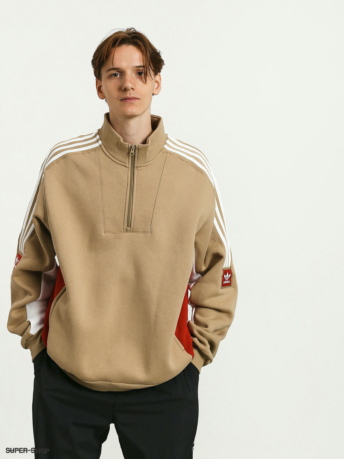 adidas modular quarter zip