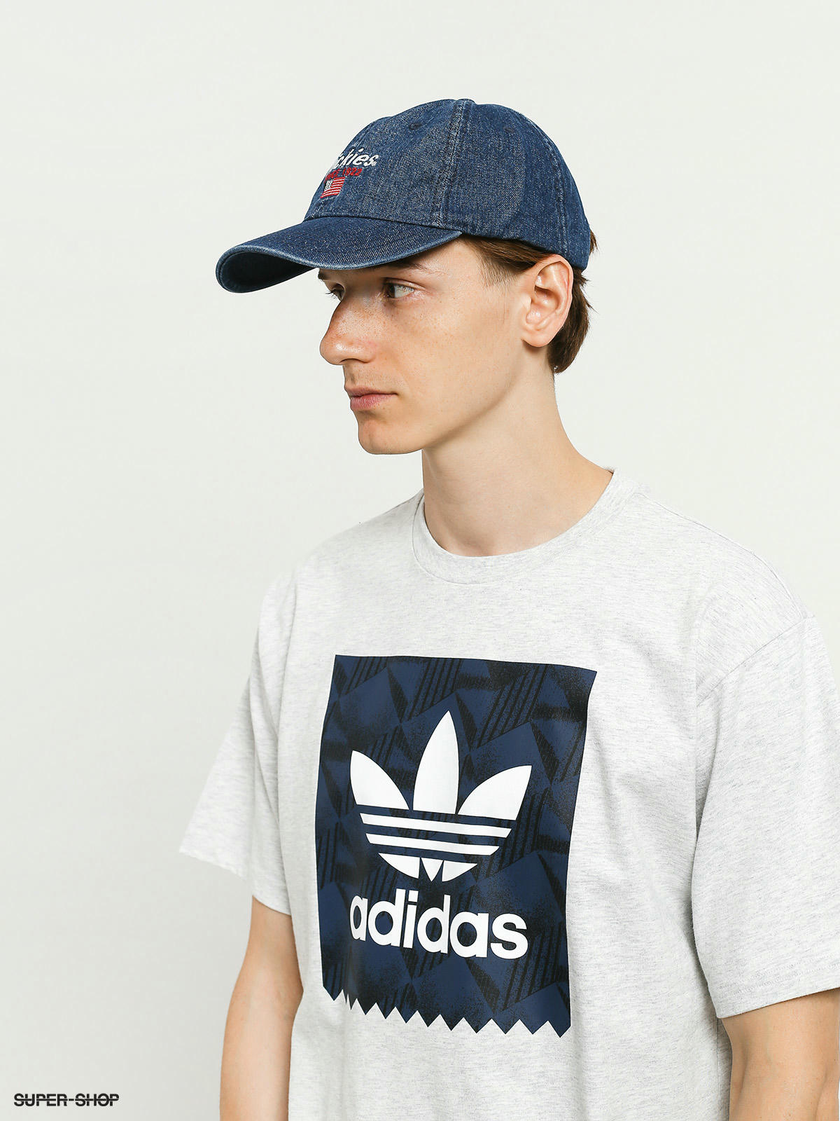 T-Shirt Adidas BB Print Grey Heather