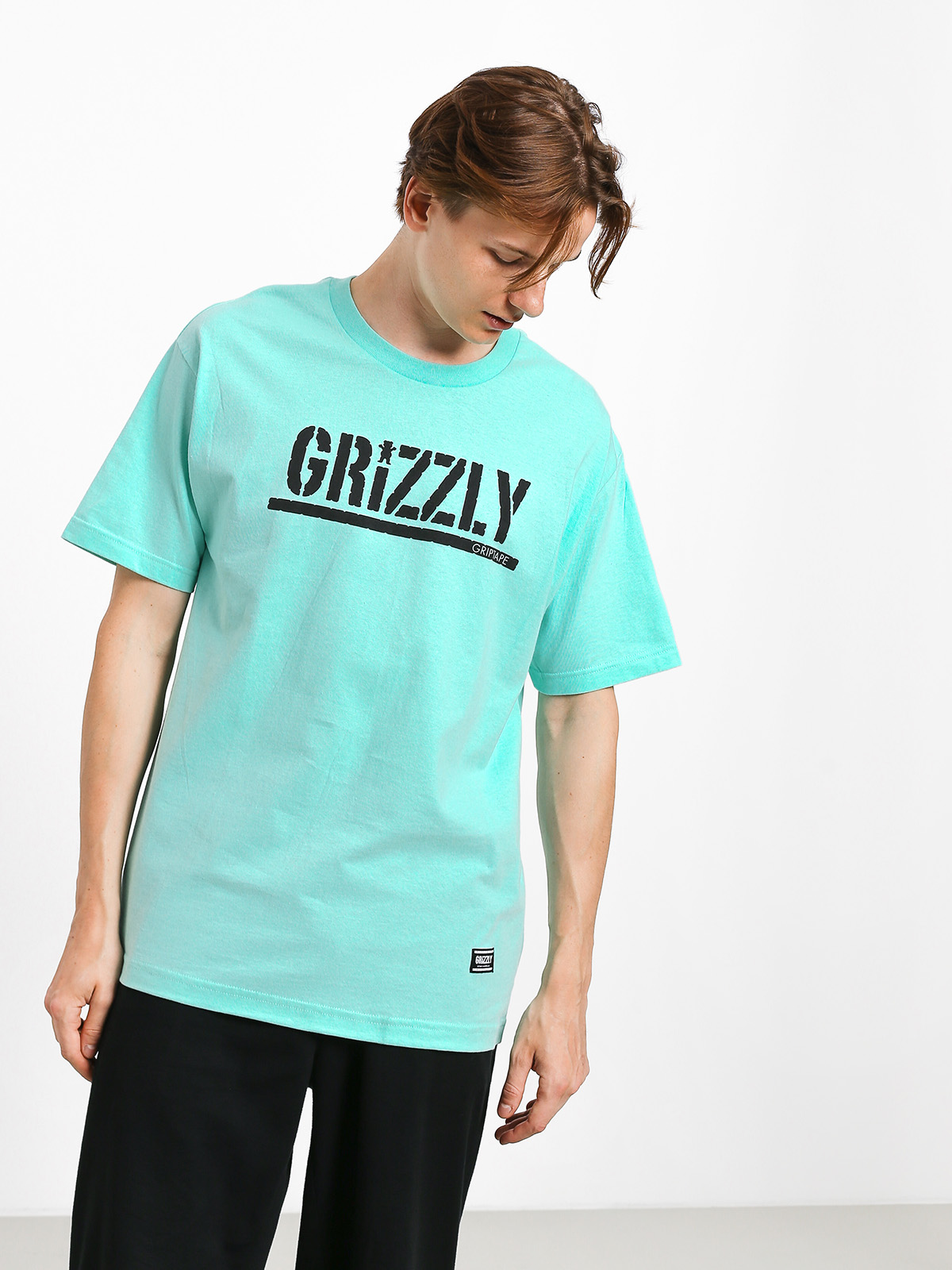 Grizzly Griptape Stamp T-shirt (miny/black)