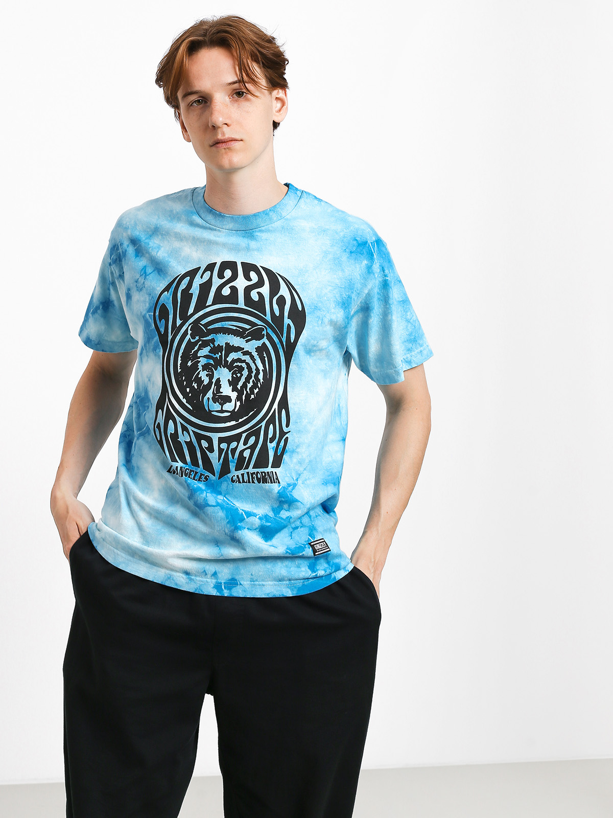 Grizzly Griptape Vertigo T-shirt (tie dye)