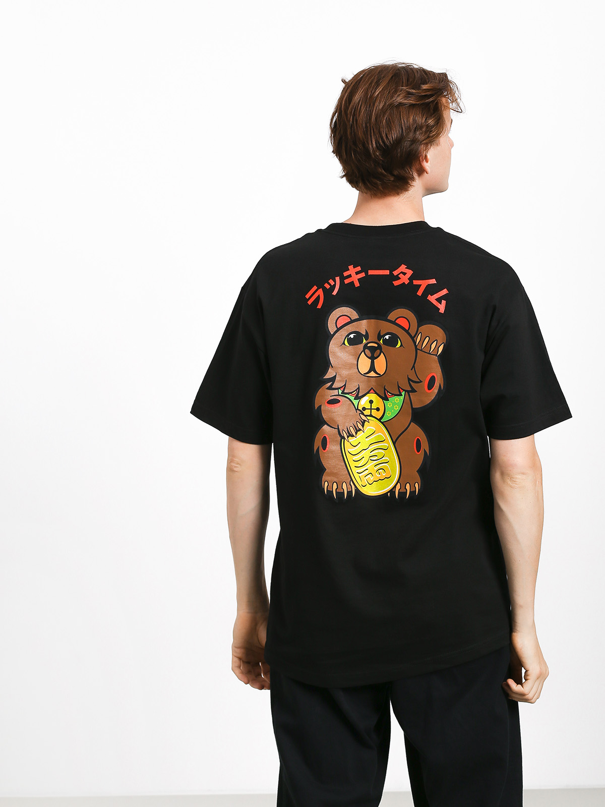 Grizzly Griptape Lucky Bear Pocket T-shirt (black)