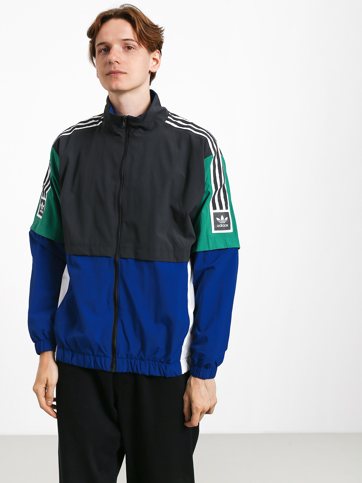 adidas Stdrd 20 Jacke (carbon/collegiate royal/bold green/white)