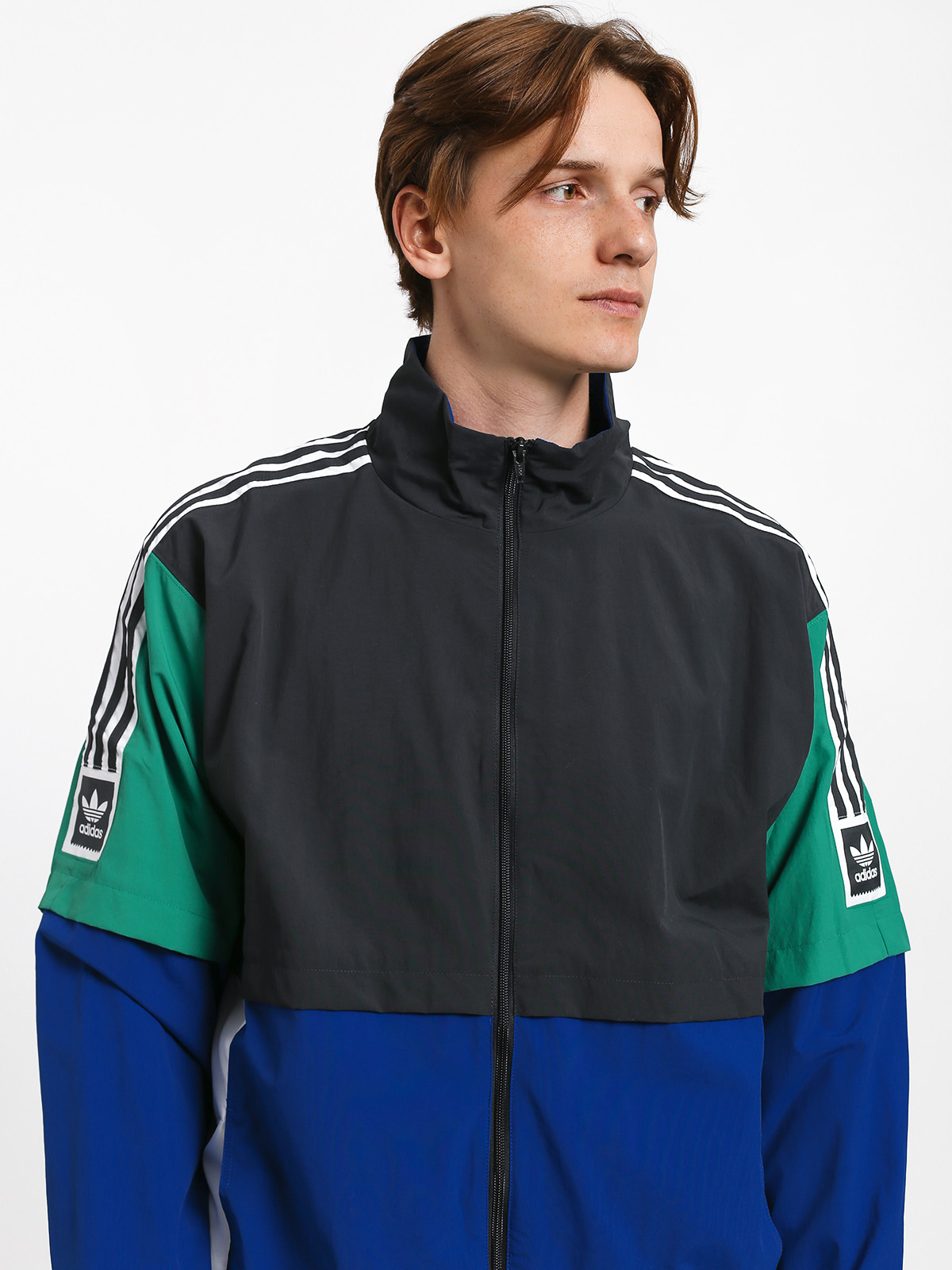 adidas Stdrd 20 Jacke (carbon/collegiate royal/bold green/white)