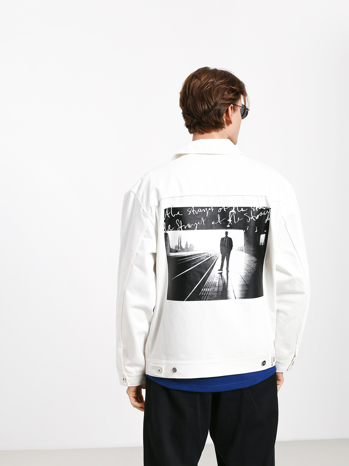Polar Skate Notes Denim Jacket (ivory)
