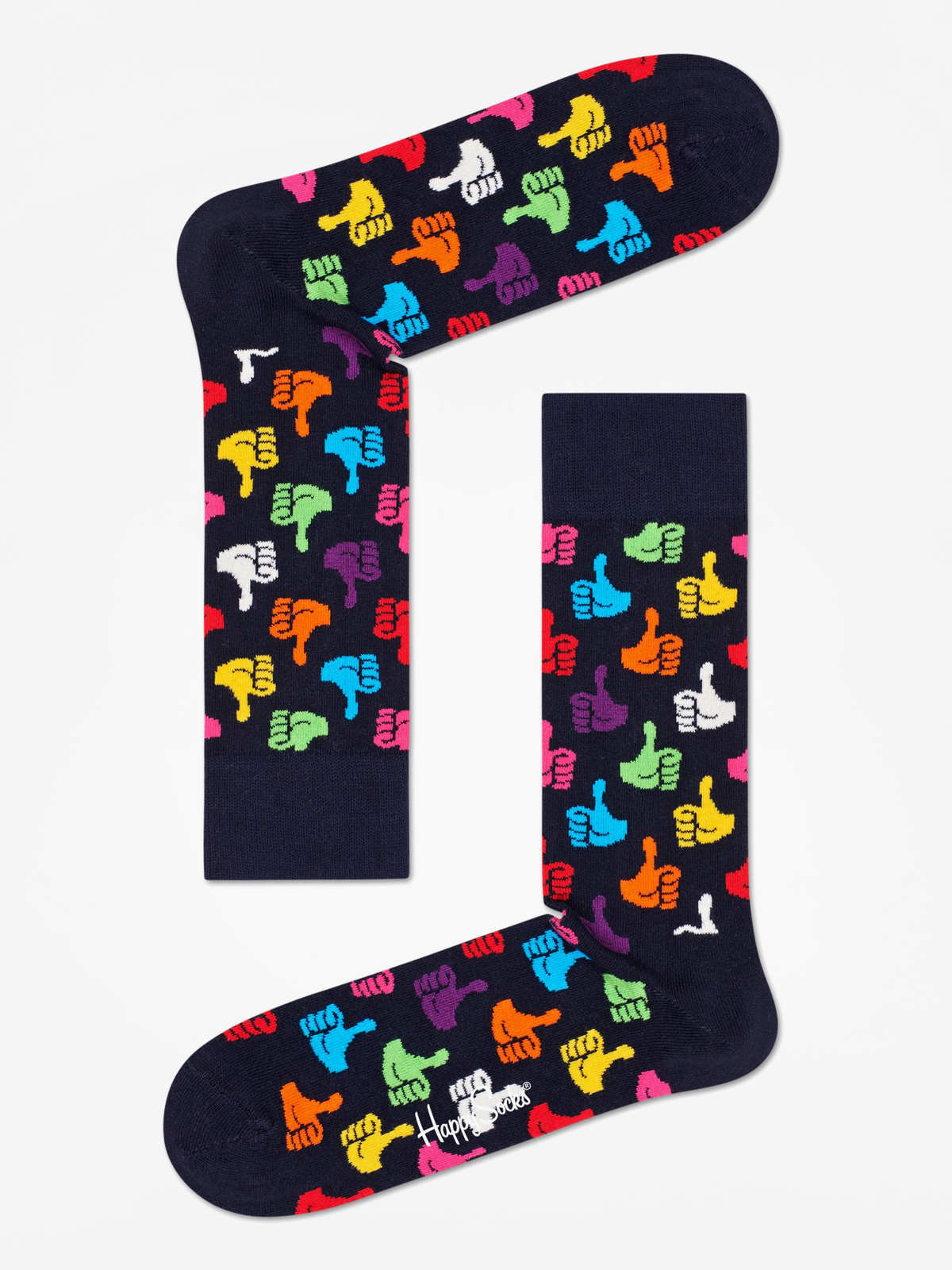 Happy Socks Thumbs Up Socks (navy)