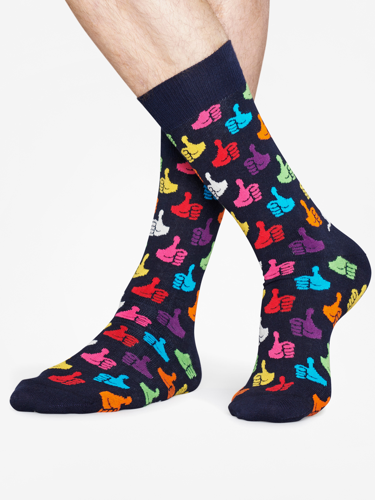 Happy Socks Thumbs Up Socks (navy)