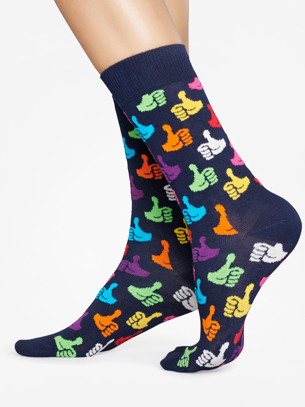 Happy Socks Thumbs Up Socks (navy)