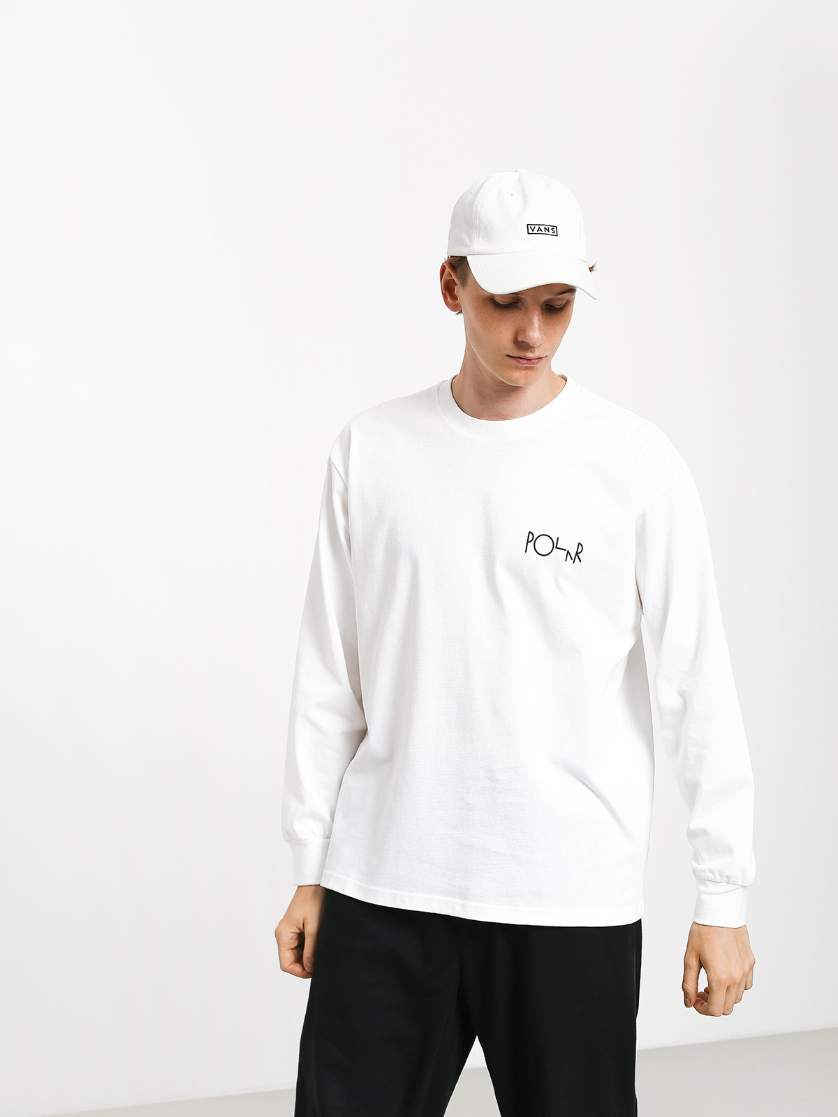 Polar Skate Tk Fill Logo Longsleeve (white)