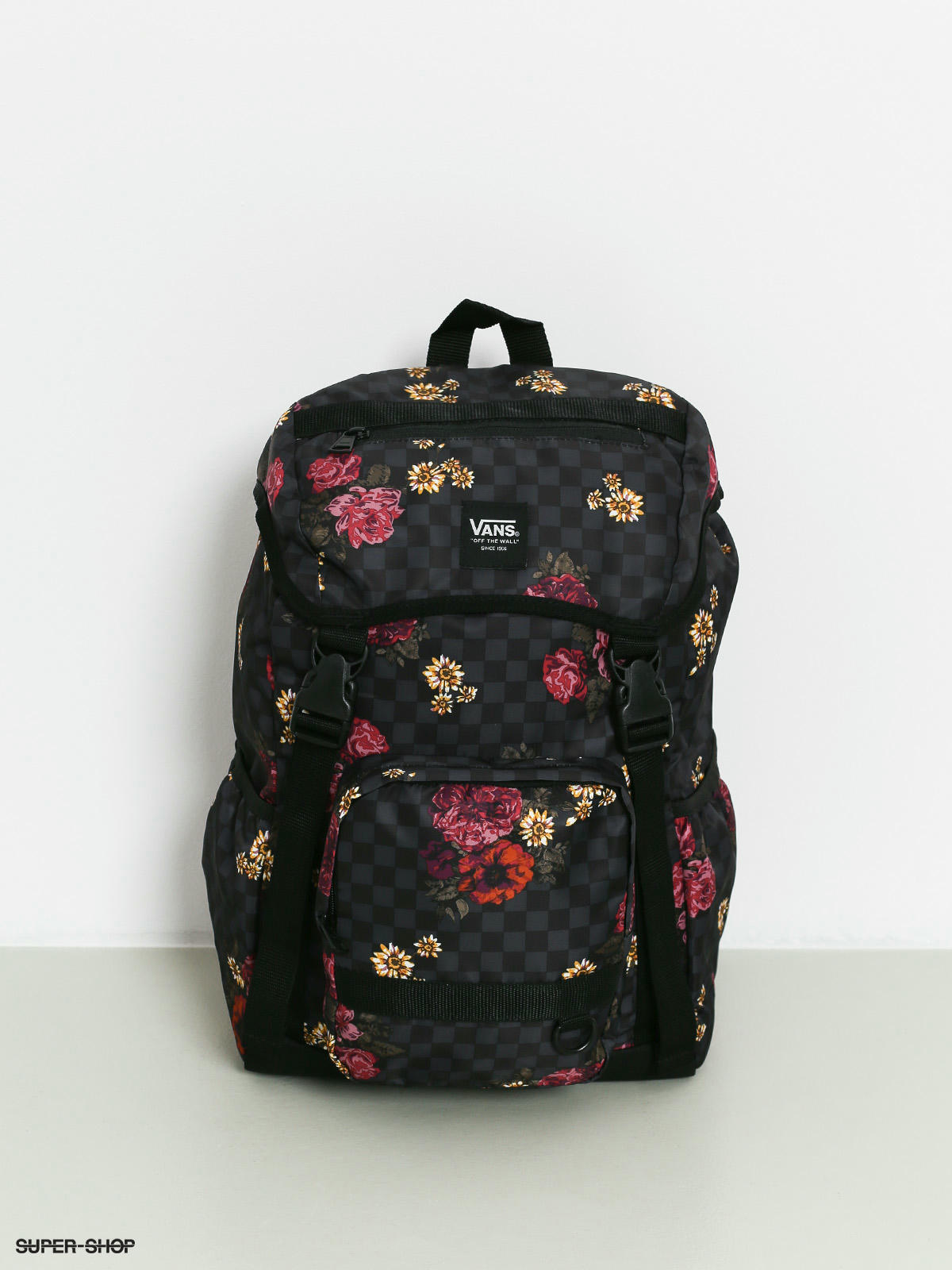 Vans botanical best sale check backpack