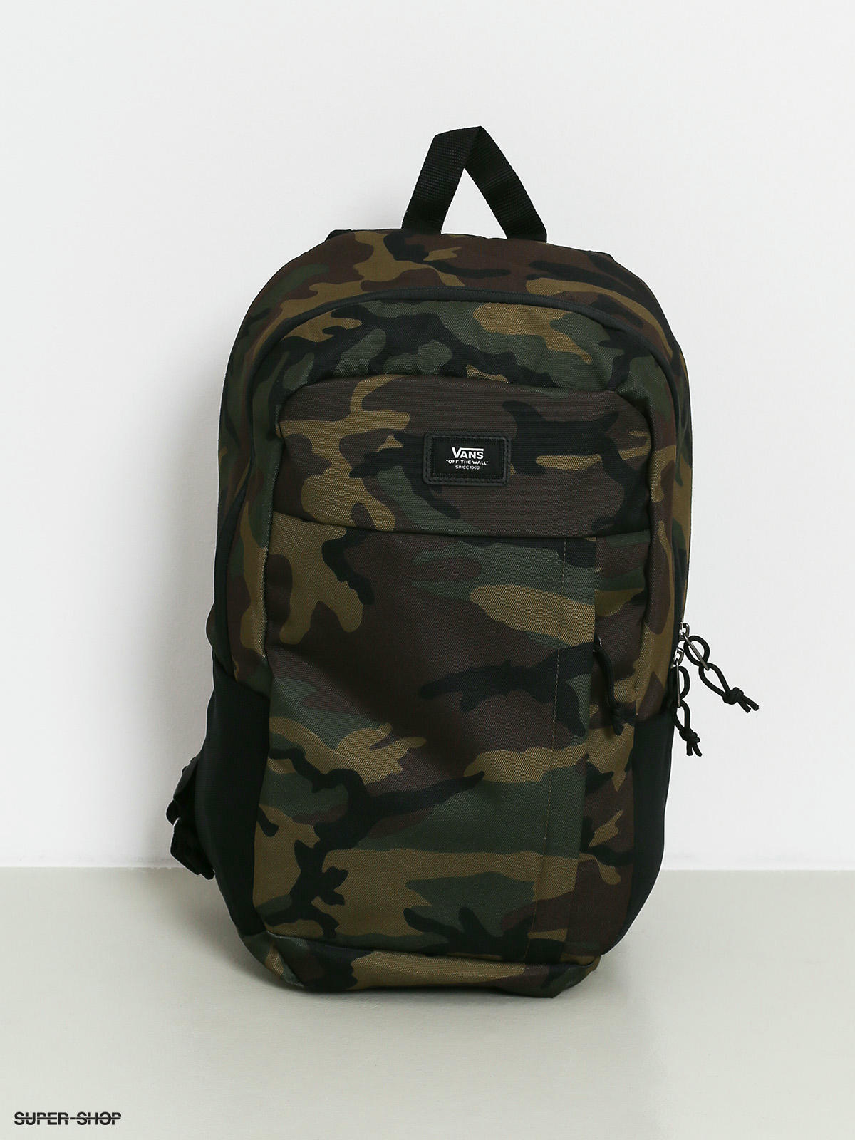 camo backpack vans