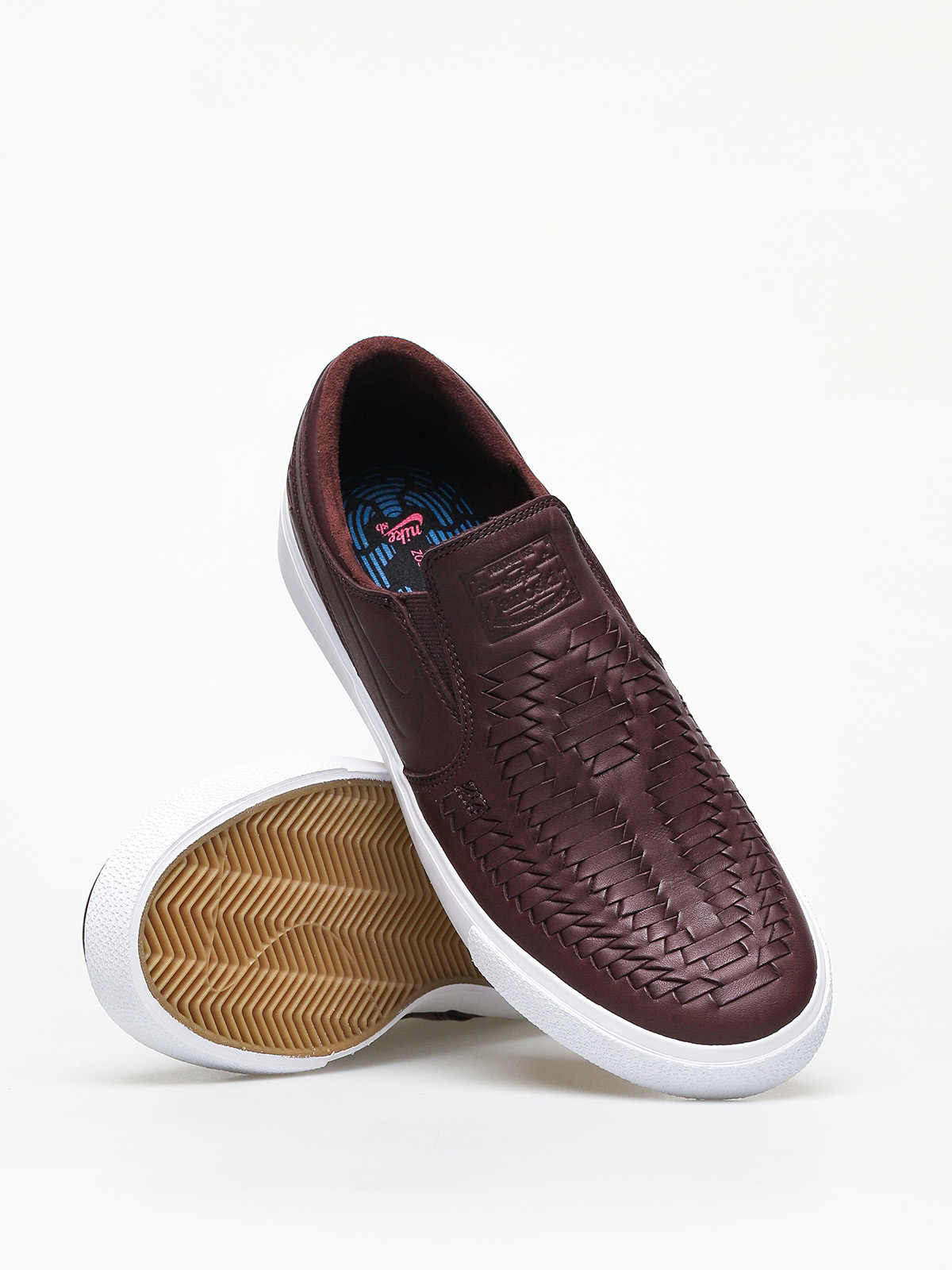 Nike SB Zoom Janoski Slip Rm Crafted Shoes (mahogany/mahogany white gum light brown)