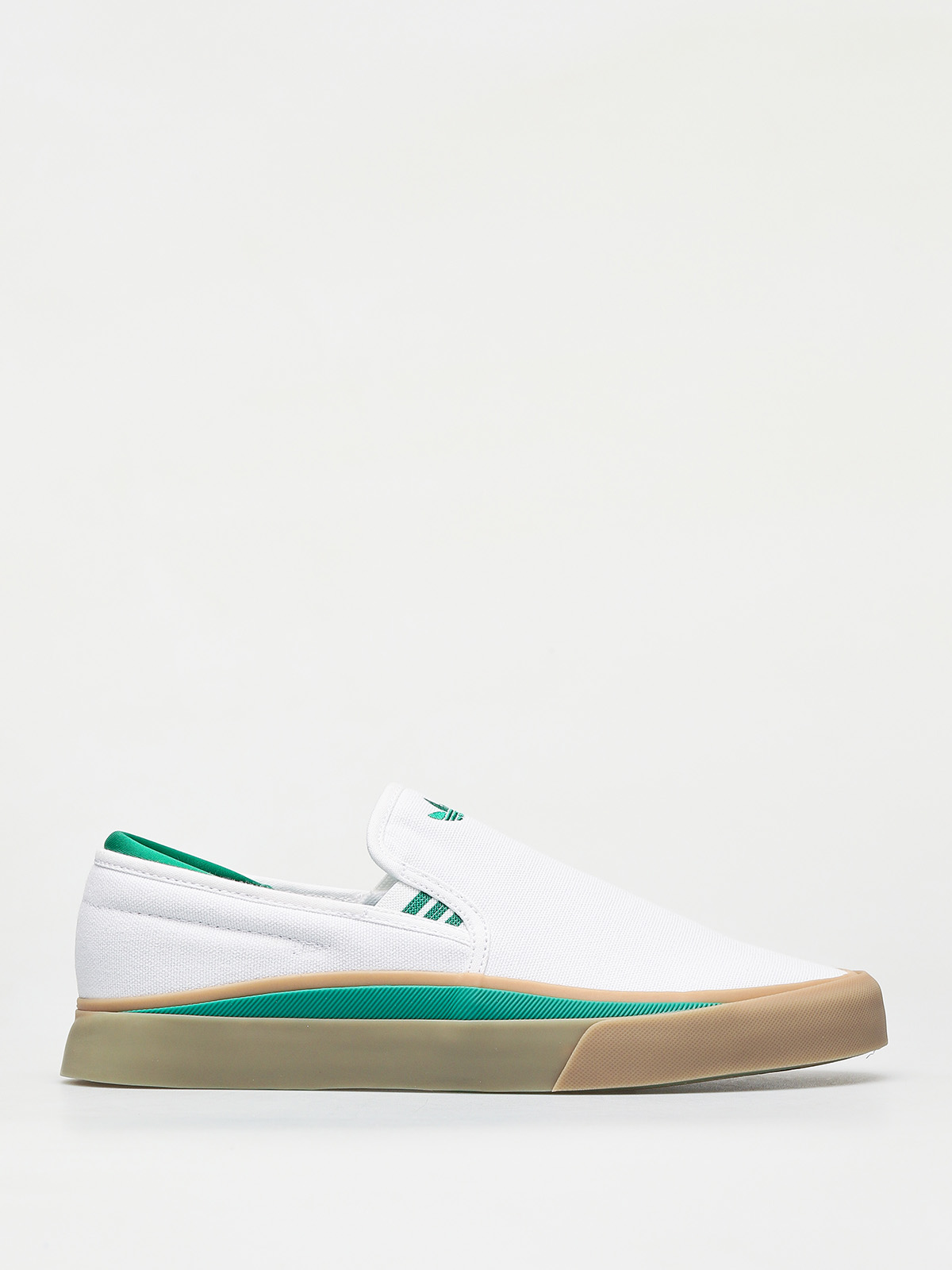 adidas Sabalo Slip Shoes (ftwr white/bold green/gum4)