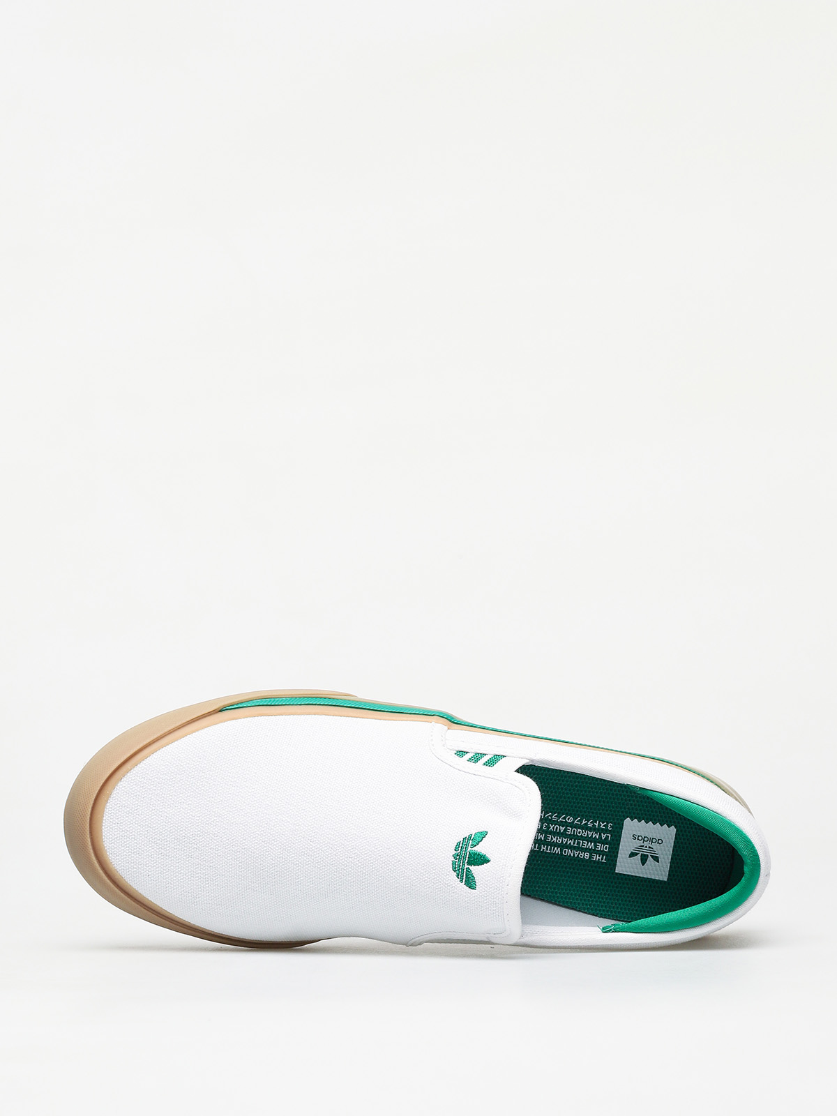 adidas Sabalo Slip Shoes (ftwr white/bold green/gum4)