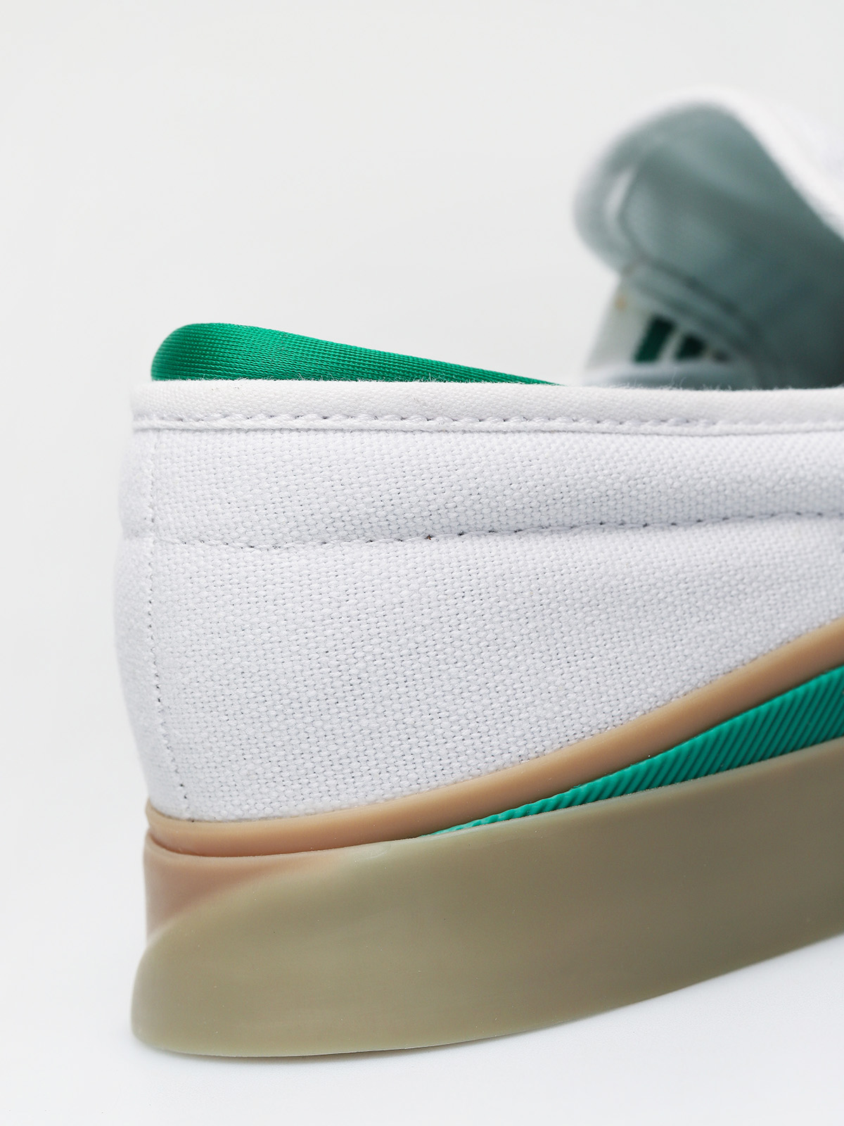 adidas green slip on