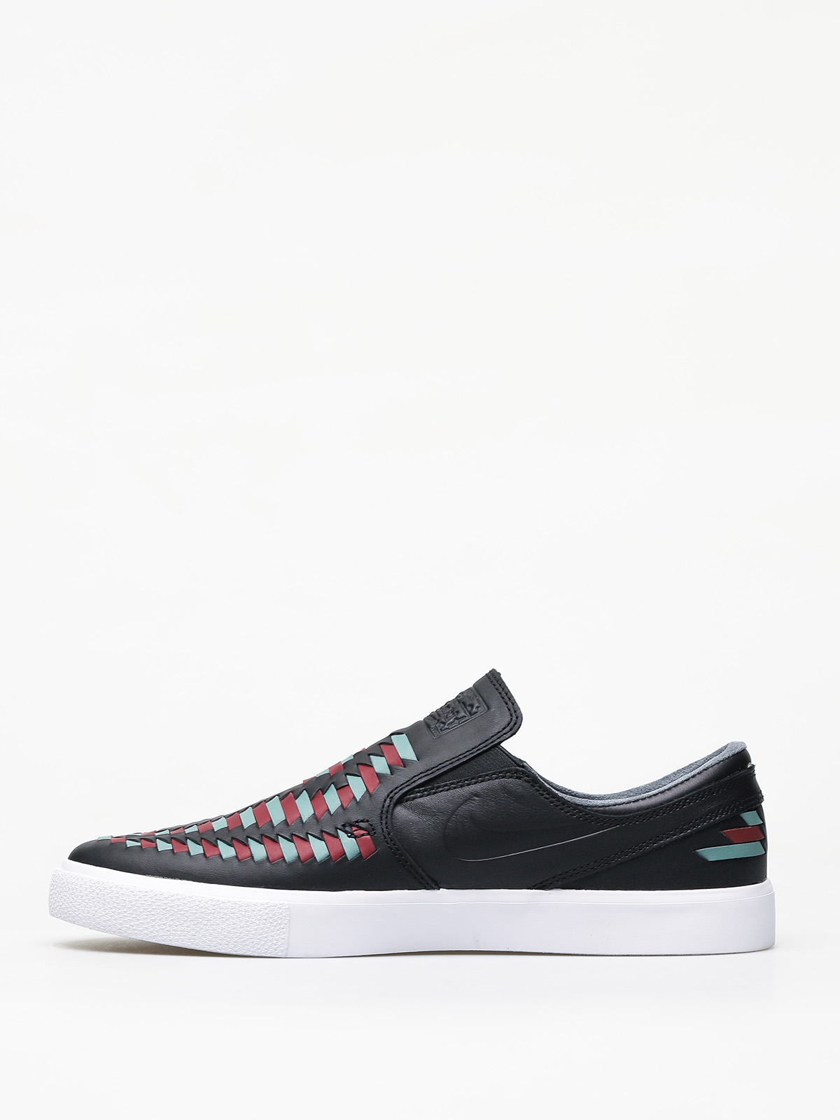 Nike SB Zoom Janoski Slip Rm Crafted Shoes (black/black bicoastal team red)