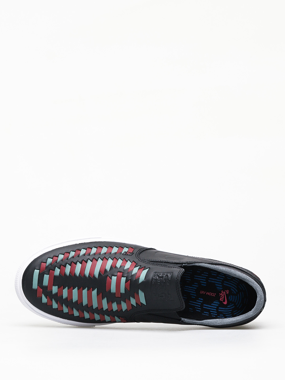 Nike SB Zoom Janoski Slip Rm Crafted Shoes (black/black bicoastal team red)