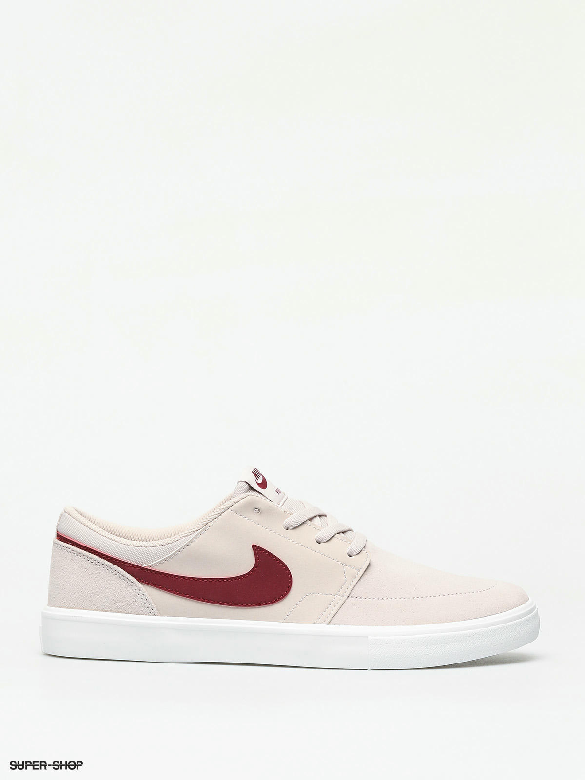 Nike SB Solarsoft Portmore II Shoes desert sand team red summit white black