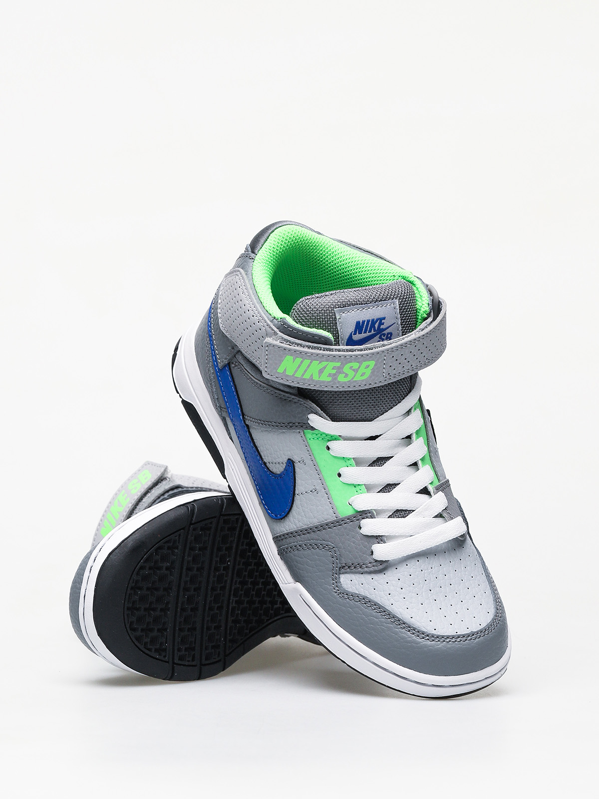 Nike SB Mogan Mid 2 Jr Gs Shoes (wolf grey/game royal)
