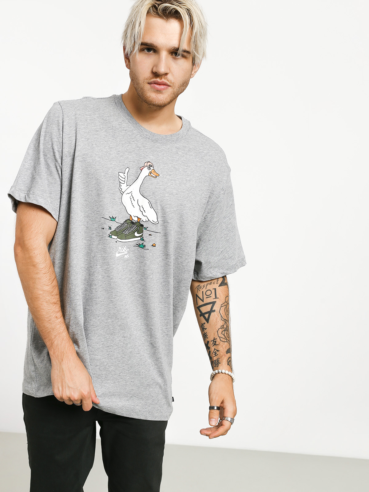 Nike SB Goose T-shirt (dk grey heather)