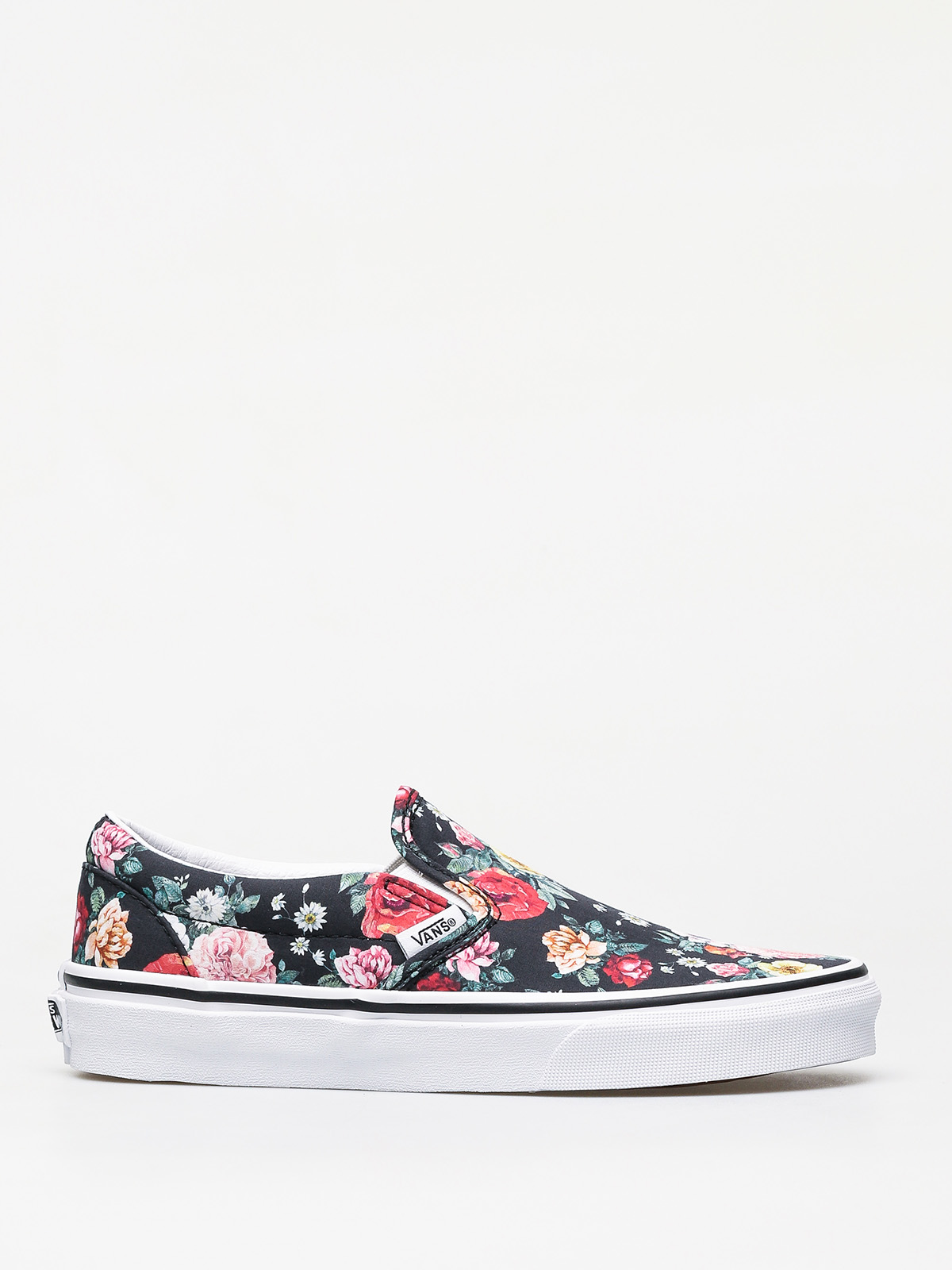 vans classic slip on garden floral