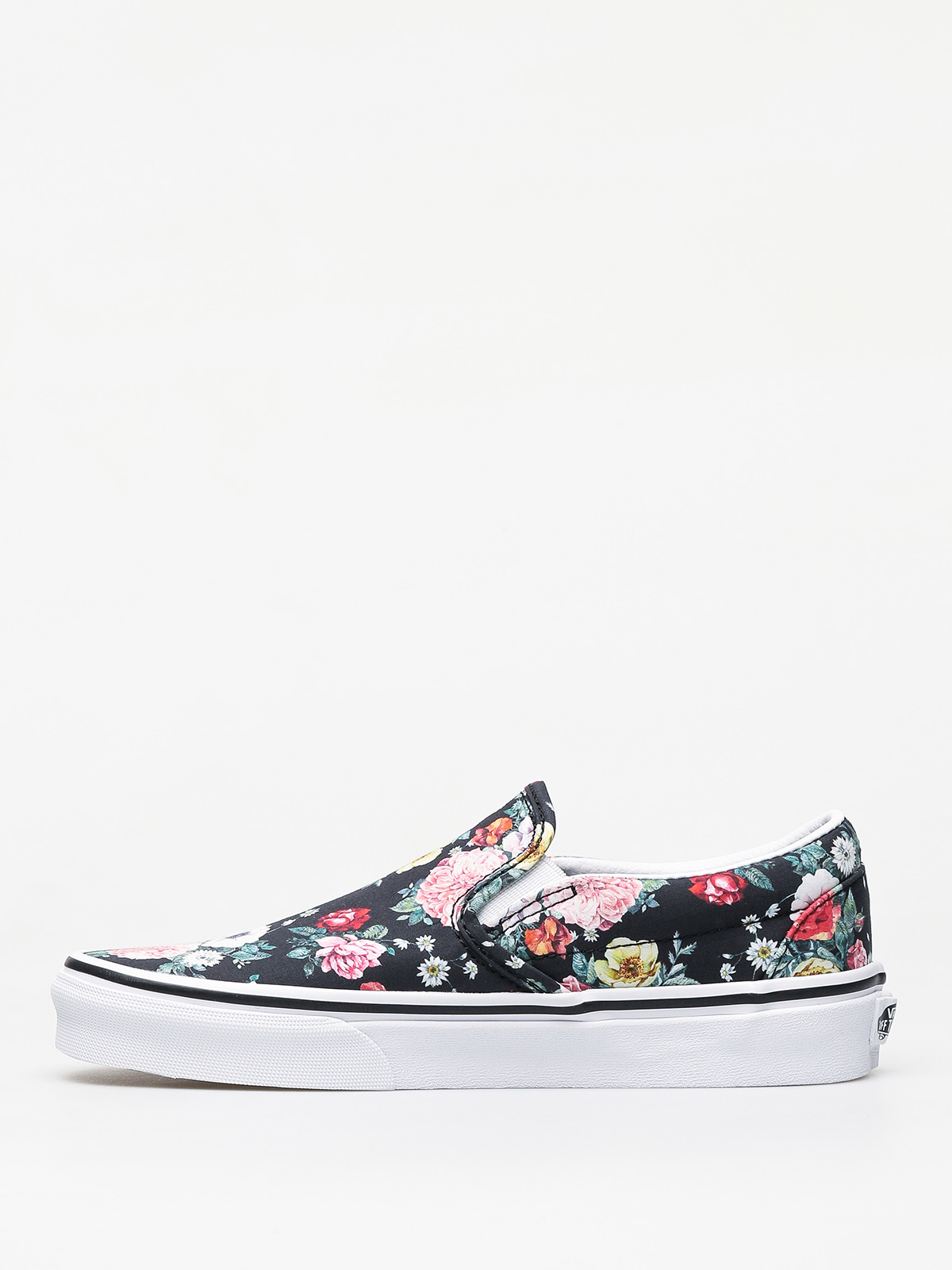 vans classic slip on garden floral