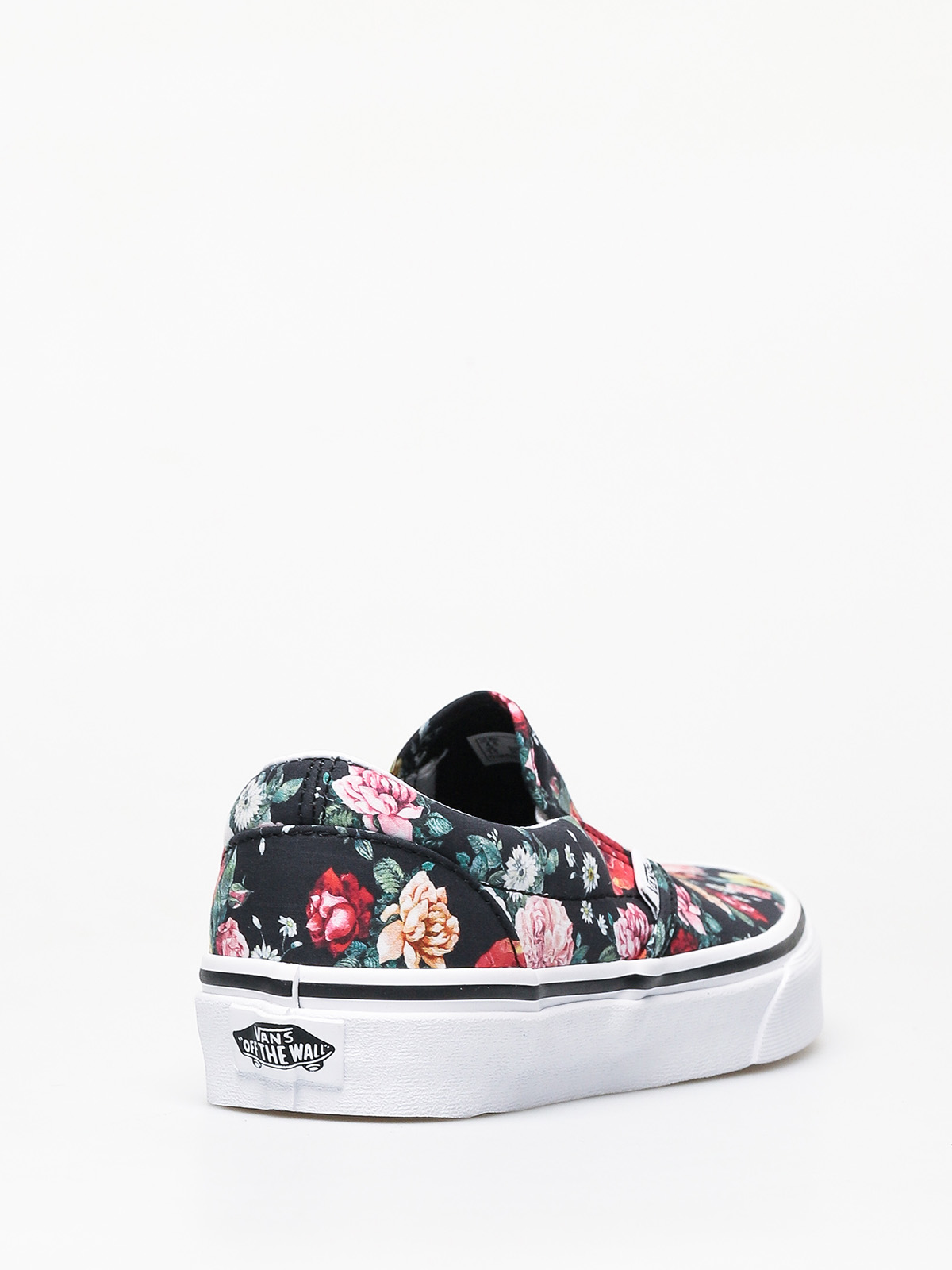 vans classic slip on garden floral
