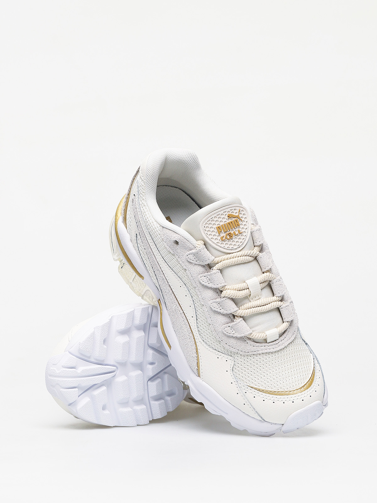 Puma Cell Stellar Shoes Wmn (puma white/puma team gold)