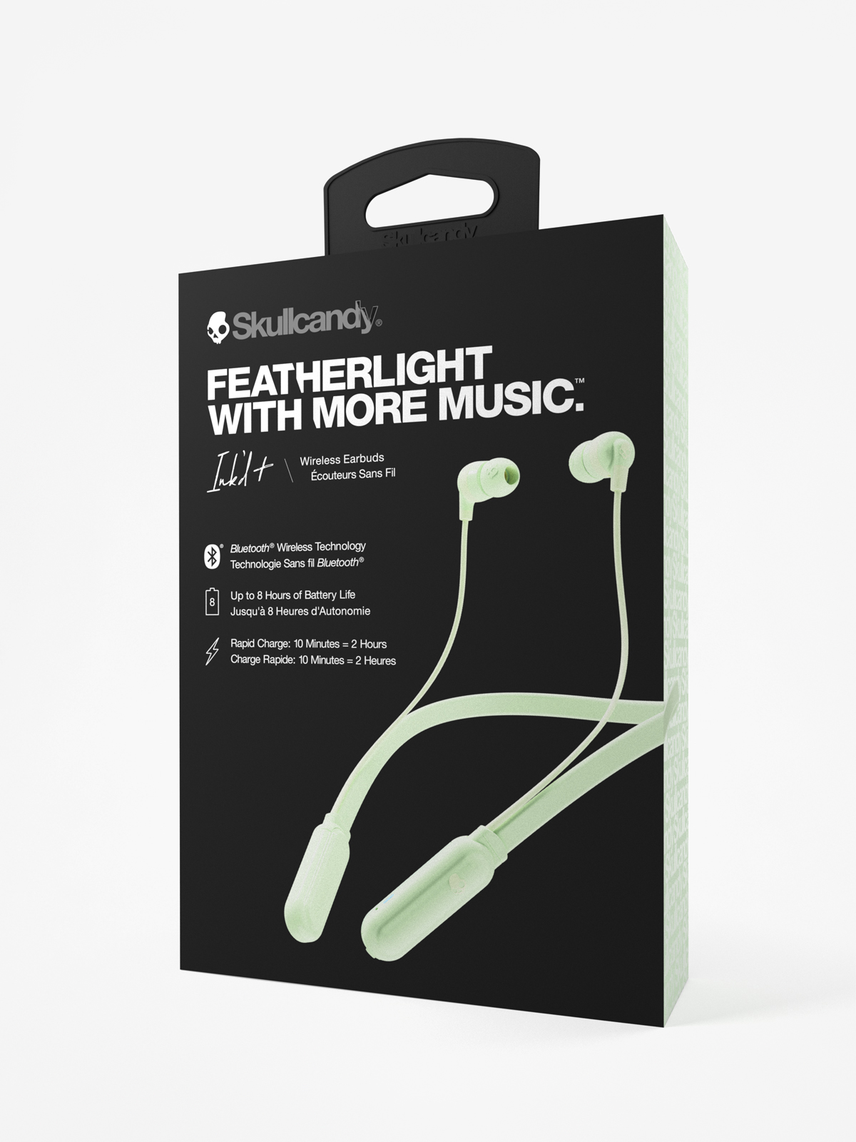 Skullcandy Inkd+ BT Headphones (pastels/sage/green)