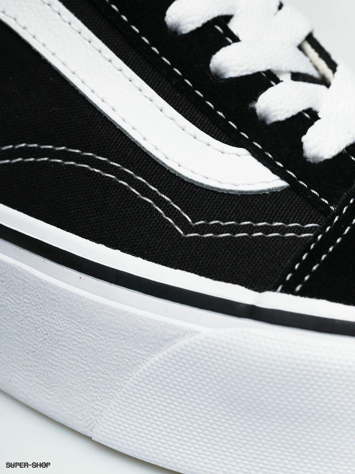 black & white platform shoes