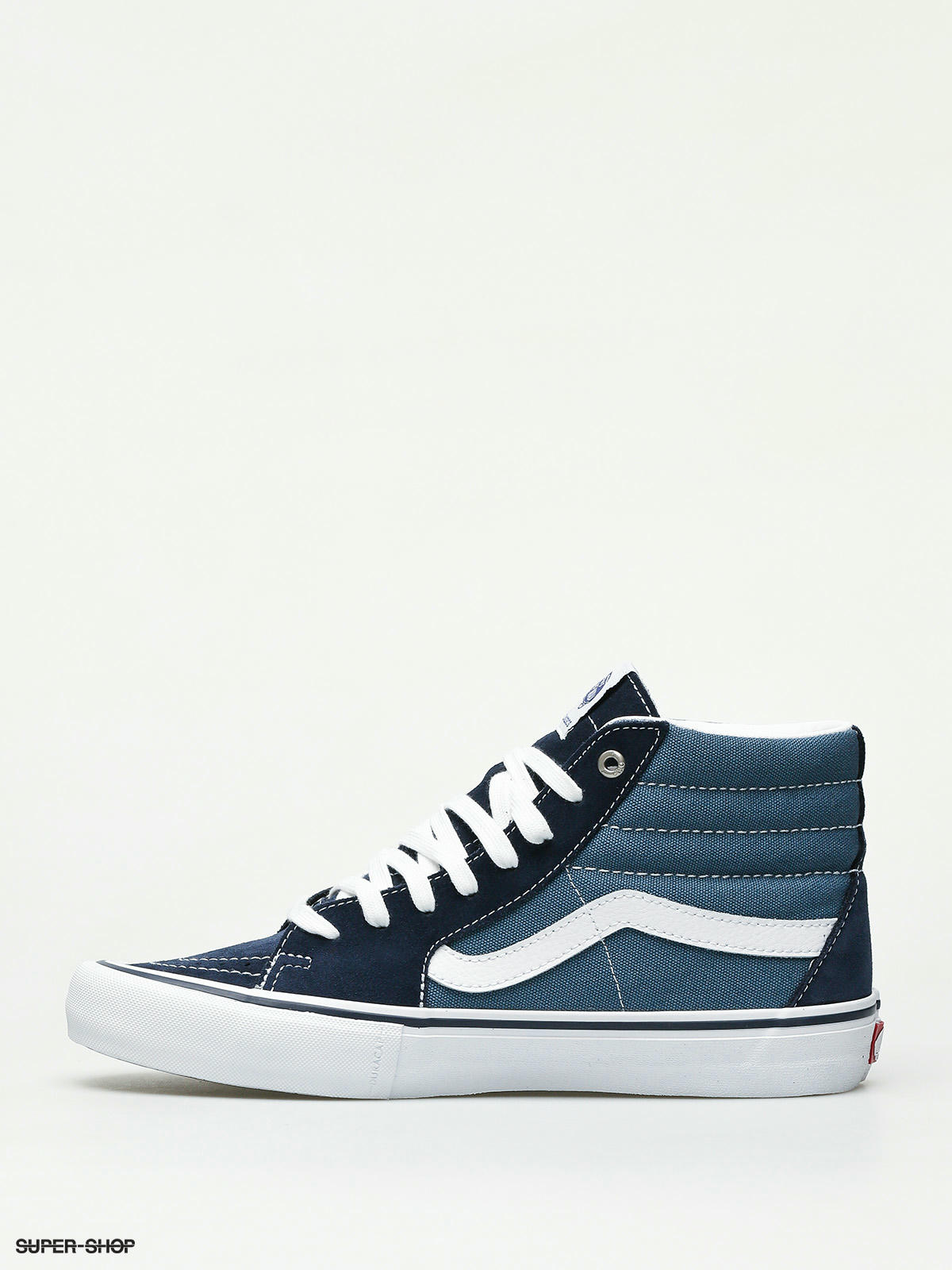 navy blue vans high top