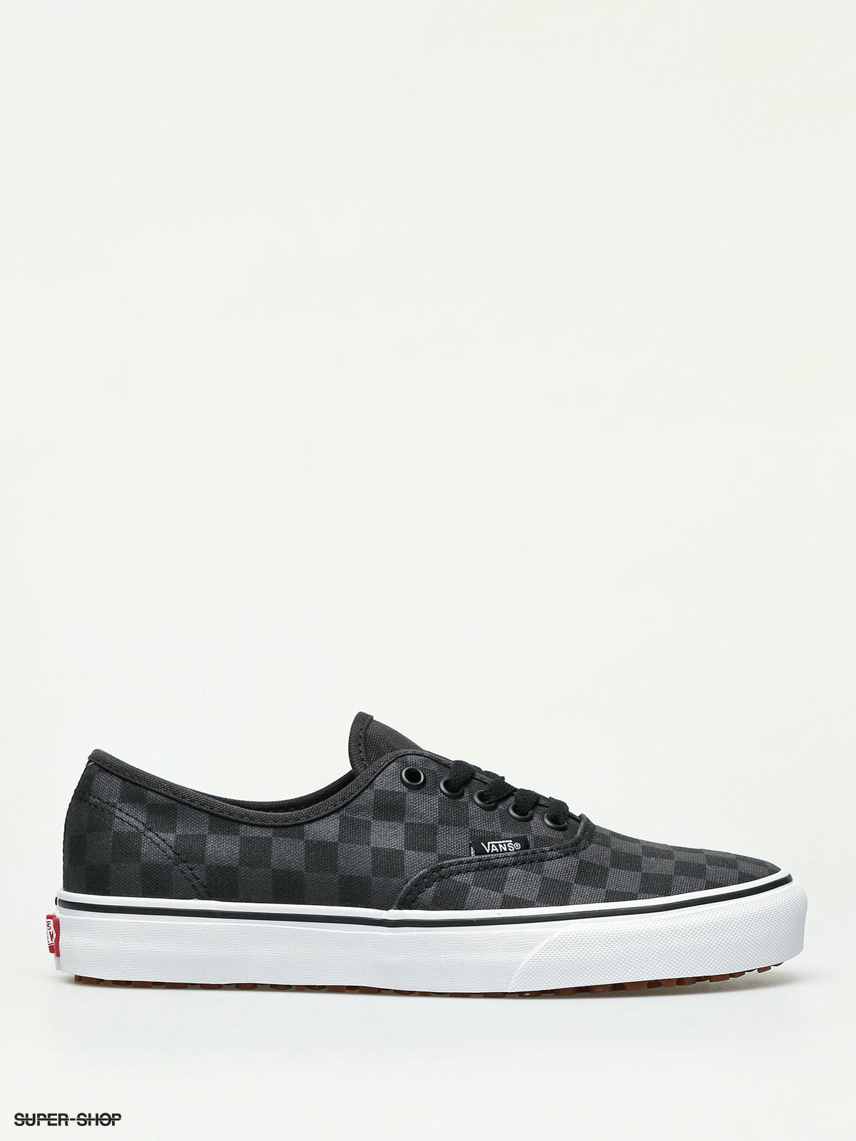 vans authentic black checkerboard