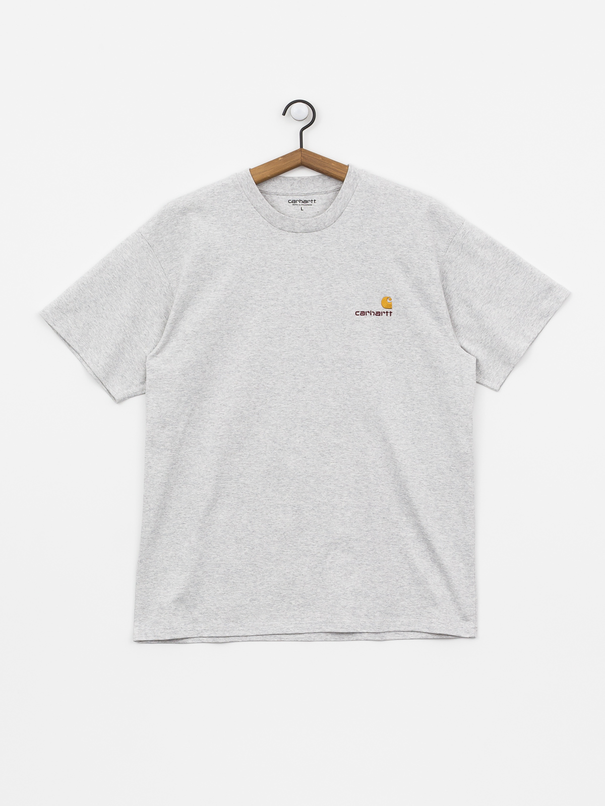 Carhartt WIP American Script T-shirt (ash heather)